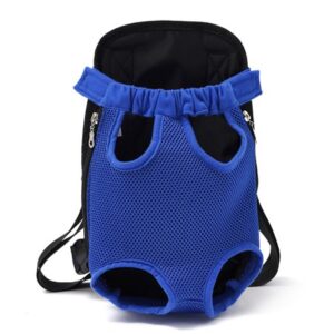 CDAR Portable Outdoor Travel Breathable Dog Backpack Head Out Chest Front Carrier Bag