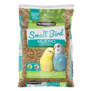 Pennington Small Bird Blend Bird Seed, for Parakeets, Canaries and Finches; 3lb. Bag