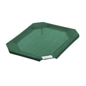 The Original Coolaroo Elevated Pet Dog Bed Replacement Cover, Small, Brunswick Green