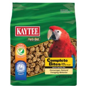 Kaytee Forti-Diet Complete Bites Parrot Daily Diet, 2.25 lb