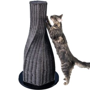 The Refined Feline Calypso Everlasting Cat Scratcher, Espresso