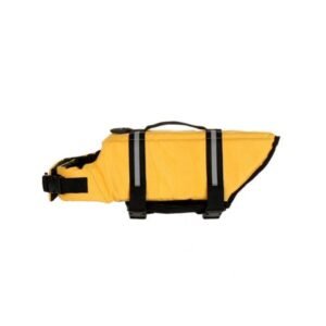 Dog Life Jacket Adjustable Dog Lifevest Swimsuit Safety Vest Apparel Lifesaver Preserver Coat For Small Medium Large Puppy With Handle Reflective For Swimming And Boating