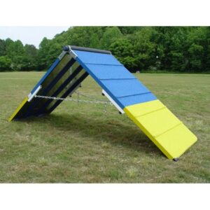 5′ Dog Agility A-Frame, Aluminum with Rubber Surface