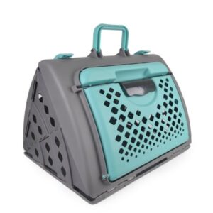 Magshion Plastic Pet Carrier, Green