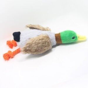 Comigeewa Unfilled Squeak Dog Toy for Medium-Sized Dogs indestructible Tough Plush Toys