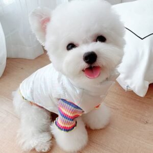 Deepwonder Warm Dog Jacket Waterproof Windproof Puppy Vest Winter Coat Dog Apparel for Small Medium Large Dogs