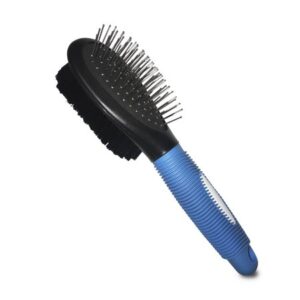 BV Pet Dog Grooming Comb Brush, 2 Sided Bristle and Pin for Long and Short Hair Dog, Removing Shedding Hair