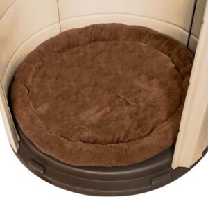 ASL Solutions Fleece Dog Bed for CRB Palace Dog House, 40″ Colossal Sized, Brown