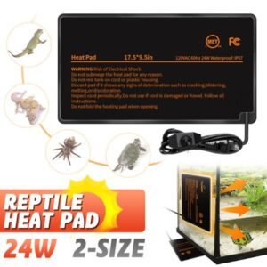 Reptile Heating Pad, Aquarium Warming Heat Lizard Mat,Under Tank Reptile Heat Mat for Reptiles