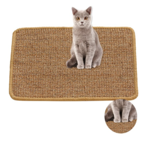 Cat Scratching Mat, Natural Sisal Mat, Anti-Slip Cat Scratch Pad, Cat Scratcher Cat Toys, Protect Carpets and Sofas,Cat Scratcher Mat Durable Anti-Slip Cat Scratch Pad Cat Scratching Pad Pet Cat Dog