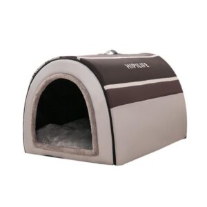 MEGAWHEELS Warm Winter Large Dog House, Removable And Washable, Indoor