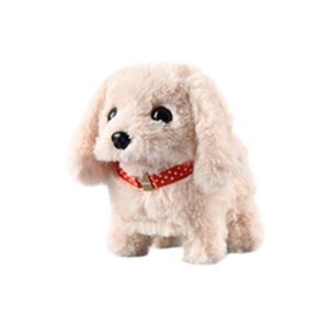 Electronic Pet Dog Educational Walking Toy Stuffed Animals for Toddler Baby golden retriever