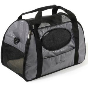 Gen7Pets Carry-Me Dog Travel Carrier, Gray Shadow, Small, 20″L x 10″W x 13.50″H