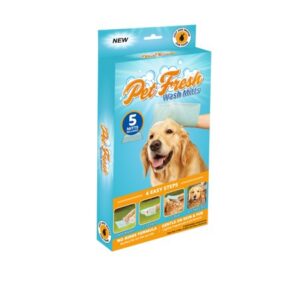 As Seen on TV Pet Wash Mitts No Rinse Formula