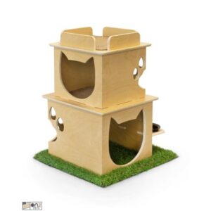 Modern Cat Loft with Scratching Post