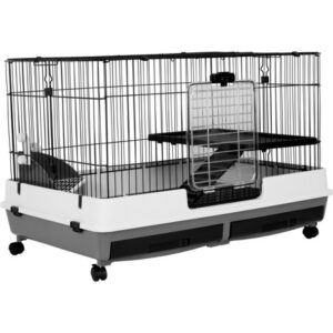 A&E Cage 39″x26″x26″ DELUXE 2 Level Small Animal Cage