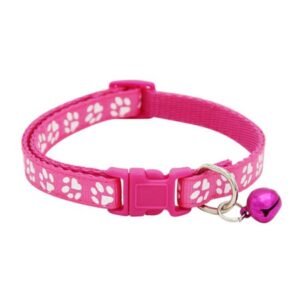 Dog Cat Collar Pet Puppy Kitten Adjustable Harness Neck Strap with Bell