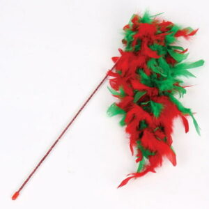 Pet Park Blvd Elaborate Teaser, Cat Toy, Green/Red