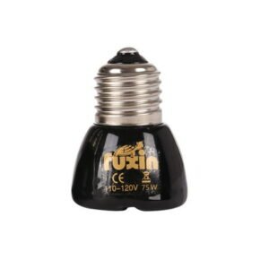 Pet Supplies 25W 50W 75W 100W Infrared Heat Lamp Light Bulb – Black For Reptile,Amphibian, Dog, Chicken Pet Brooder
