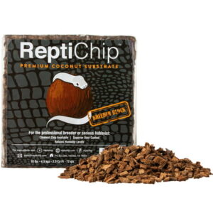 ReptiChip Premium Coconut Reptile Substrate, 72 Quarts, Perfect Bedding for Pythons, Boas, Lizards, Amphibians, and Animals