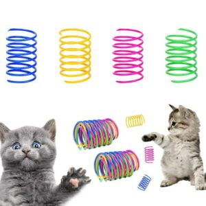 Carkira Colorful Bounce Interactive Cat Toys, Pack of Four