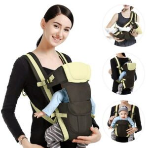 Baby Carrier 4 in 1 Multifunctional Inlife Baby Holder Sling for Newborn and Infant with Head Support, Khaki
