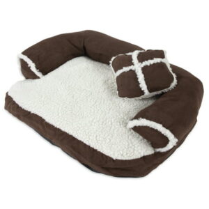 Aspen Pet Sofa with Pillow Dog Bed, Medium, Assorted Color