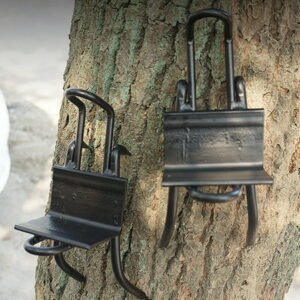 XinDshop Tree Climbing Spikes Strong Bearing Capacity Durable Steel Adjustable Tree Climbing Gear for Climb Tree