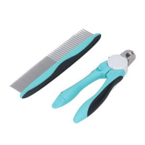 LED Pet Nail Clipper, Dog Grooming Hair Comb Professional Kit For Puppy For Home