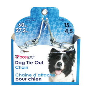 CHAIN DOG TIE OUT 15′ (Pack of 1)