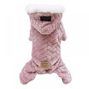 Winter Pet Dog Coat Windproof Puppy Dog Snowsuit Clothes Fur Warm Thicken Fleece Jacket Costume for Small Dogs