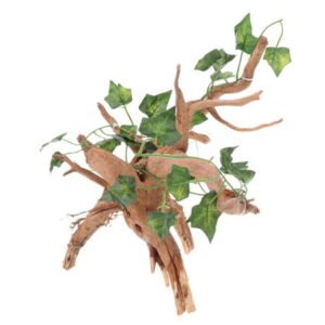 Wood & Ivy Vines Leaf Jungle Climber Vines Habitat Decor for Reptile