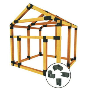 E-Z Frame 38 in. W x 38 in. D Custom DIY Doghouse Bracket Kit