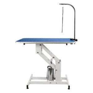 Ktaxon 42″ x 23″ Pet Dog Blue Heavy Type Z-Shaped Hydraulic Grooming Table With “H” Base