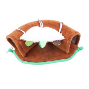 Hanging Tunnel Hamster Hammock Warm for Small Animals Ferret Tube Toy Rat