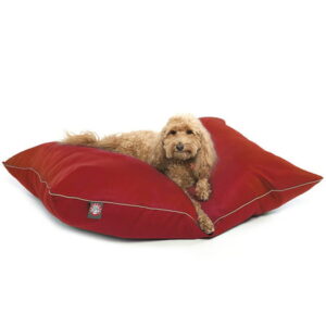 Majestic Pet Super Value Machine Washable Dog Bed, Medium, Red