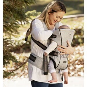 Monbebe Convertible Baby Carrier, Gray
