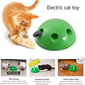 Carkira Cat Toy Automatic Pop-up Mouse Interactive Cat Catch