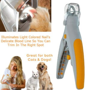 Pet Nail Care Clipper Cats Dogs Claw Care Trimmer Grooming Tool for Pet Cat Dog with LED Light