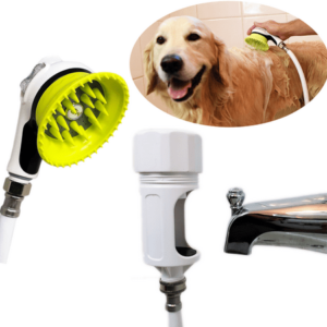 Wondurdog Bathtub Spout Attachment Dog Wash Kit.