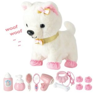 Electronic Walking Plush Dog Toy with Remote Control Leash, Chak’s Choice Pet Dog,Walking,Barking, Wagging Tail & Nod Head,Accessories,Gifts for 3-6 Year Boys & Girls