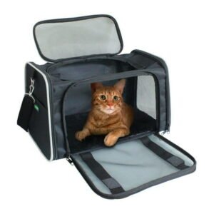 GOOPAWS Soft-Sided Pet Travel Carrier for Small Dogs, Cats and Puppies, Airline Approved