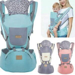 9 in 1 Convertible Ergonomic Baby Carrier Baby Kangaroo Bag Breathable Front Facing Baby Carrier Infant backpack Pouch Wrap Baby Sling for Newborns