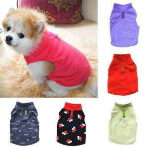Yesbay Autumn Winter Xmas Pet Dog Clothes Warm Stand Collar Coat Jacket Costume Apparel,Purple