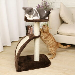 Pefilos Cat Scratching Posts for Indoor Cats Cat Scratch Post for Large Cats Tree Cat Scratching for Furniture Tall Cat Scratcher Posts Toy, Brown