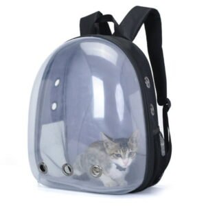 OSOCE Cat Backpack Carrier Bubble Bag Small Dog Hiking Backpack Airline Approved Travel Carrier Waterproof Breathable Backpack