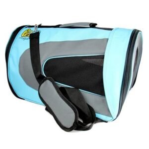 Pet Magasin Airline Approved Soft Sided Dog Carrier, Blue