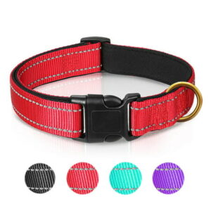 CHBORLESS Reflective Dog Collar Soft Comfortable Pet Puppy Collars