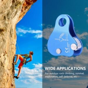 Mountaineering Tree Rock Climbing Rappelling Rope Grab Protector Ascender Equipment Aluminum Rope Grave Protector By TWSOUL