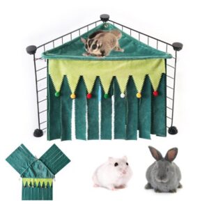 Vokewalm Hamster Hideaway Hammock Small Animal Hideout Cage Accessories